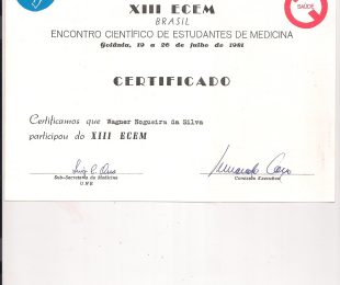 1981-07- XIII ECEM – ENCONTRO CIENTIFICO DE ESTUDANTES DE MEDICINA