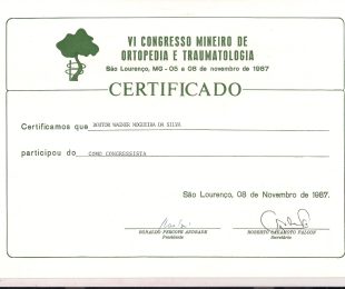 1987-11 VI CONGRESSO MINEIRO DE ORTOPEDIA E TRAUMATOLOGIA