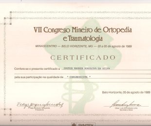 1989-08- VII CONGRESSO MINEIRO DE ORTOPEDIA E TRAUMATOLOGIA