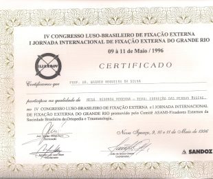 1996-05- IV CONGRESSO LUSO-BRASILEIRO DE FIXACAO EXTERNA