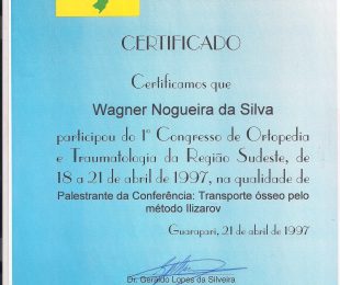 1997-04- 1 CONGRESSO DE ORTOPEDIA E TRAUMATOLOGIA DA REGIAO SUDESTE