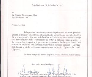 1997-06- 1 ENCONTRO DA REGIONAL LESTE MINAS GERAIS
