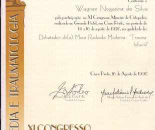 1997-08- XI CONGRESSO MINEIRO DE ORTOPEDIA