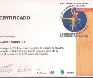 1997-10- VII CONGRESSO BRASILEIRO DE CIRURGIA DO QUADRIL