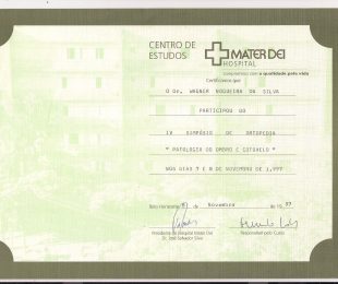 1997-11- IV SIMPOSIO DE ORTOPEDIA