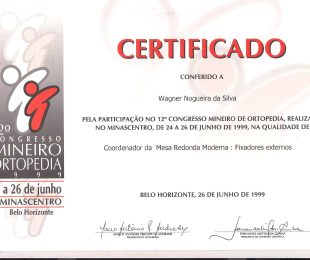 1999-06- 12 CONGRESSO MINEIRO DE ORTOPEDIA