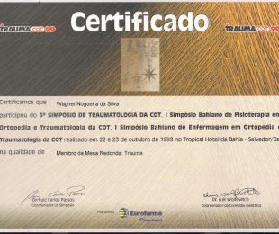 1999-10- 5 SIMPOSIO DE TRAUMATOLOGIA DA COT