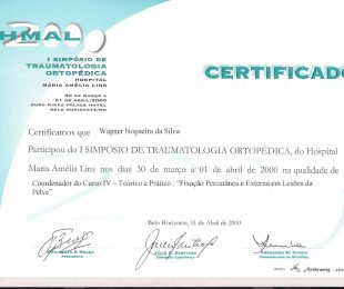 2000-04 – I SIMPOSIO DE TRAUMATOLOGIA ORTOPEDICA