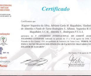 2000-08- V CONGRESSO INTERNACIONAL DO COMITE ASAMI FIXADORES EXTERNOS
