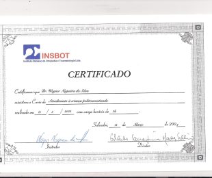 2003-03- CURSO DE ATENDIMENTOA CRIANCA POLITRAUMATIZADA