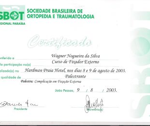 2003-08- CURSO DE FIXADOR EXTERNO