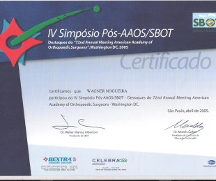 2005-04- IV SIMPOSIO POS-AAOS-SBOT