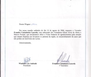 2006-08 – AGRADECIMENTO