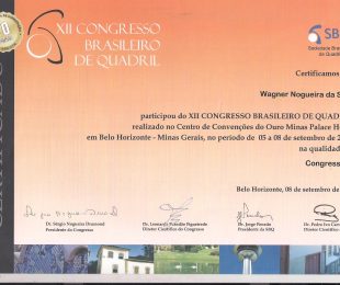 2007-09 – XII CONGRESSO BRASILEIRO DE QUADRIL