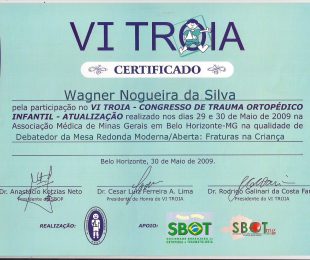 2009-05 – VI TROIA – CONGRESSO DE TRAUMA ORTOPEDICO INFANTIL