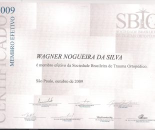 2009-10 – SBOT – MEMBRO EFETIVO