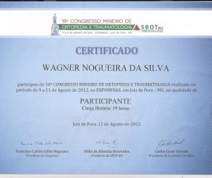 2012-08 – 18 CONGRESSO MINEIRO DE ORTOPEDIA E TRAUMATOLOGIA