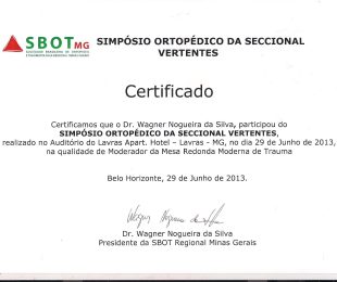 2013-06- 29 SIMPOSIO ORTOPEDICO DA SECCIONAL VERTENTES