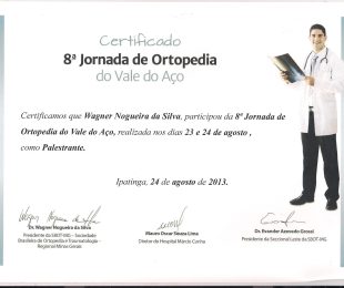 2013-08- 8 JORNADA DE ORTOPEDIA DO VALE DO ACO