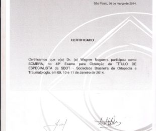 2014-01- TITULO DE ESPECIALISTA DA SBOT