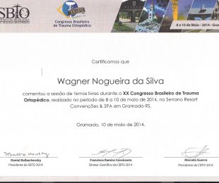 2014-05 – XX CONGRESSO BRASILEIRO DE TRAUMA ORTOPEDICO