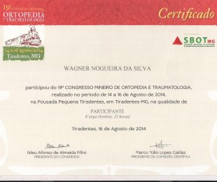 2014 -08- 19 CONGRESSO MINEIRO DE ORTOPEDIA E TRAUMATOLOGIA