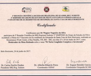 2017-06 – 3 ENCONTRO DE EX RESIDENTES DE ORTOPEDIA DSA SANTA CASA