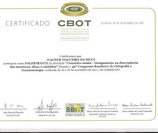 2017-11 – 49 CONGRESSO BRASILEIRO DE ORTOPEDIA E TRAUMATOLOGIA