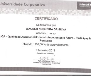 2018-02 – UNIMED UNIVERSIDADE CORPORATIVA – – QUALIDADE ASSISTENCIAL