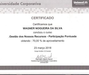 2018-03 – UNIMED UNIVERSIDADE CORPORATIVA – GESTAO DOS NOSSOS RECURSOS