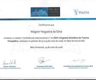 2018-05 – XXIV CONGRESSO BRASILEIRO DETRAUMA ORTOPEDICO