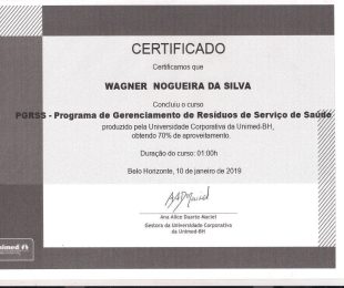 2019-01- UNIMED UNIVERSIDADE CORPORATIVA- PGRSS – PROGRAMA DE GERENCIAMENTO DE RESIDUOS DE SERVICO DE SAUDE