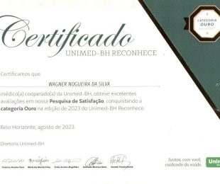 CERTIFICADO UNIMED-BH RECONHECE