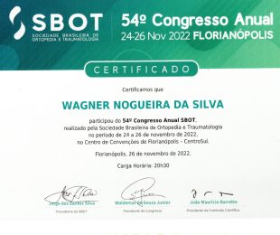 SBOT – 54º CONGRESSO ANUAL  – FLORIANÓPOLIS