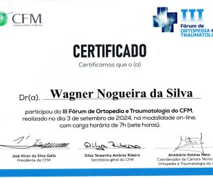 III FÓRUM DE ORTOPEIA E TRAUMATOLOGIA – CFM