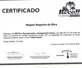 RECALL RECONSRUÇÃO E ALONGAMENTO ÓSSEO