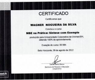 CURSO UNIMED – MBE NA PRÁTICA: SINTESE COM EXEMPLO