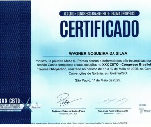 XXX CBTO – 2025 – CONGRESSO BRASILEIRO DE TRAUMA ORTOPÉDOICO